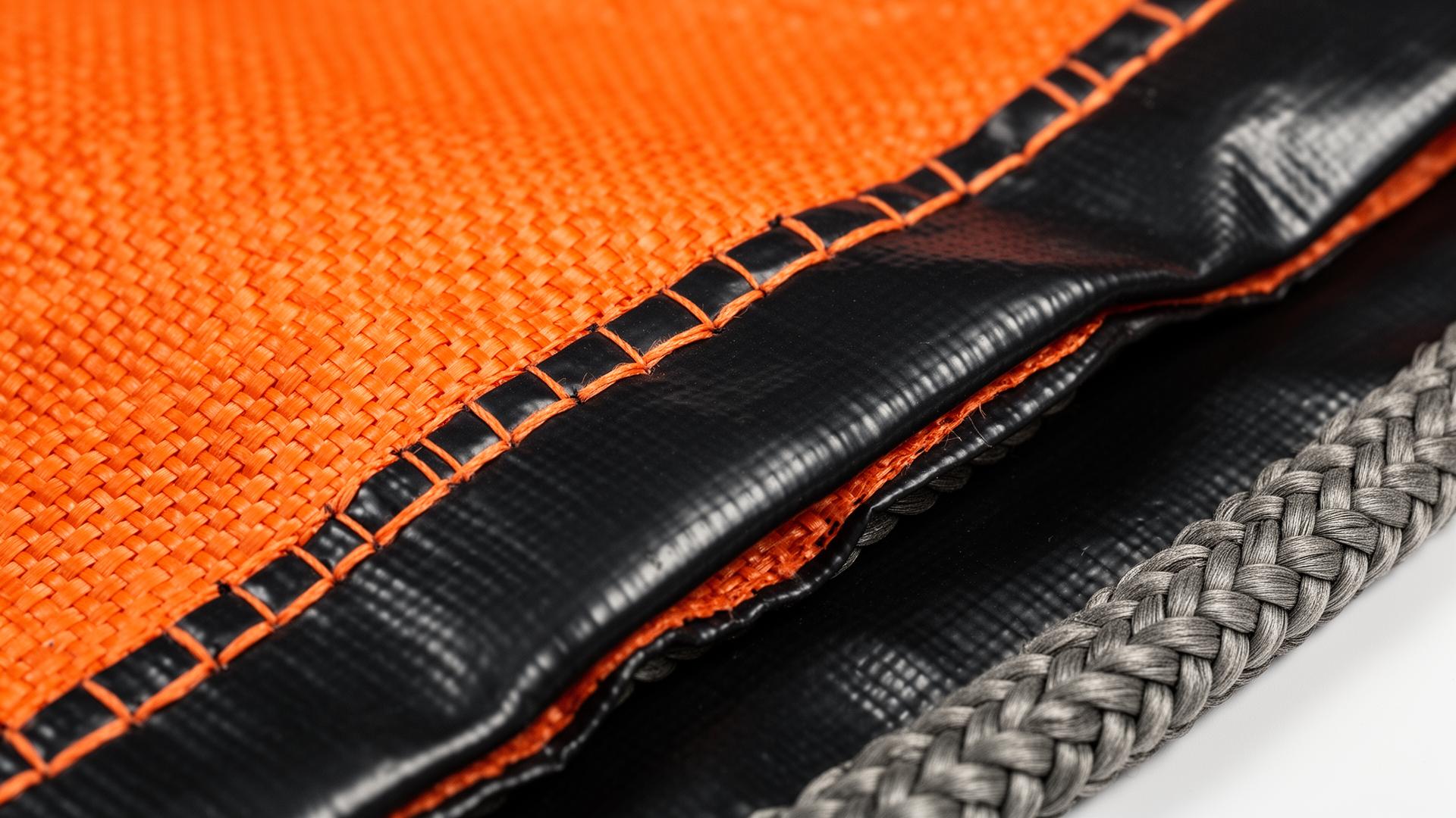 Close-up of StopForce multi-layered blast containment fabric